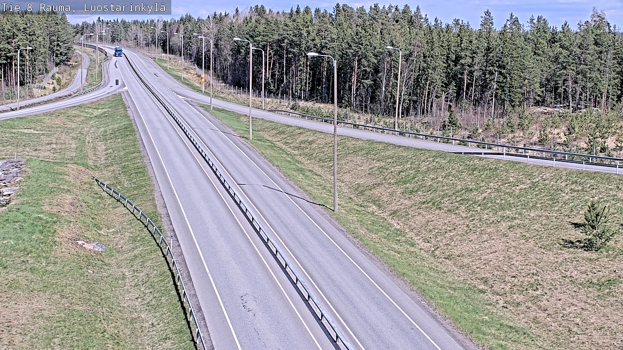 Weather Camera Image Road 8 Rauma, Luostarinkylä, Rauma, Satakunta