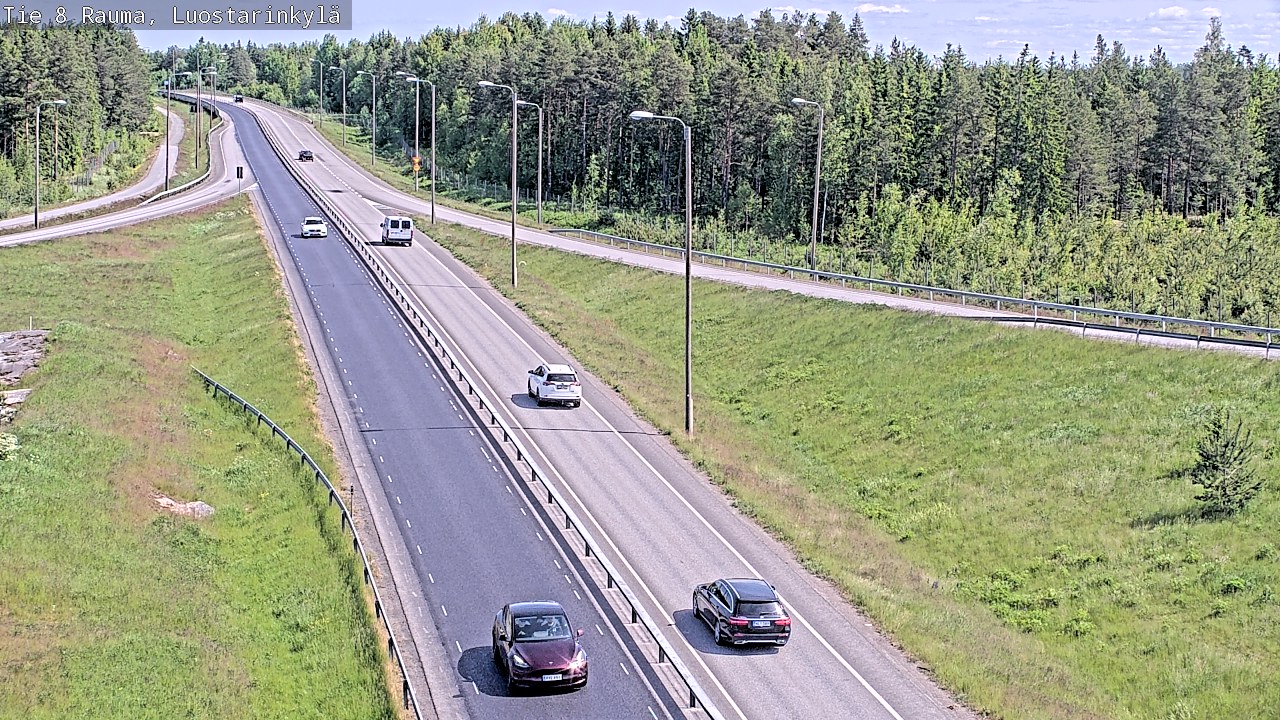 Weather Camera Image Road 8 Rauma, Luostarinkylä, Rauma, Satakunta