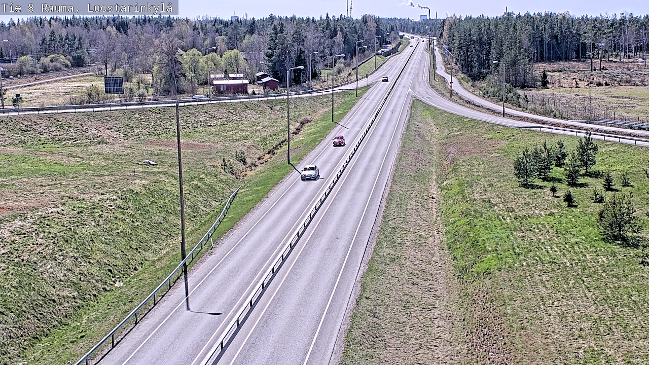 Weather Camera Image Road 8 Rauma, Luostarinkylä, Rauma, Satakunta