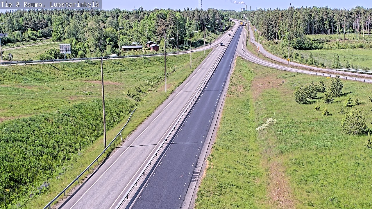 Weather Camera Image Road 8 Rauma, Luostarinkylä, Rauma, Satakunta