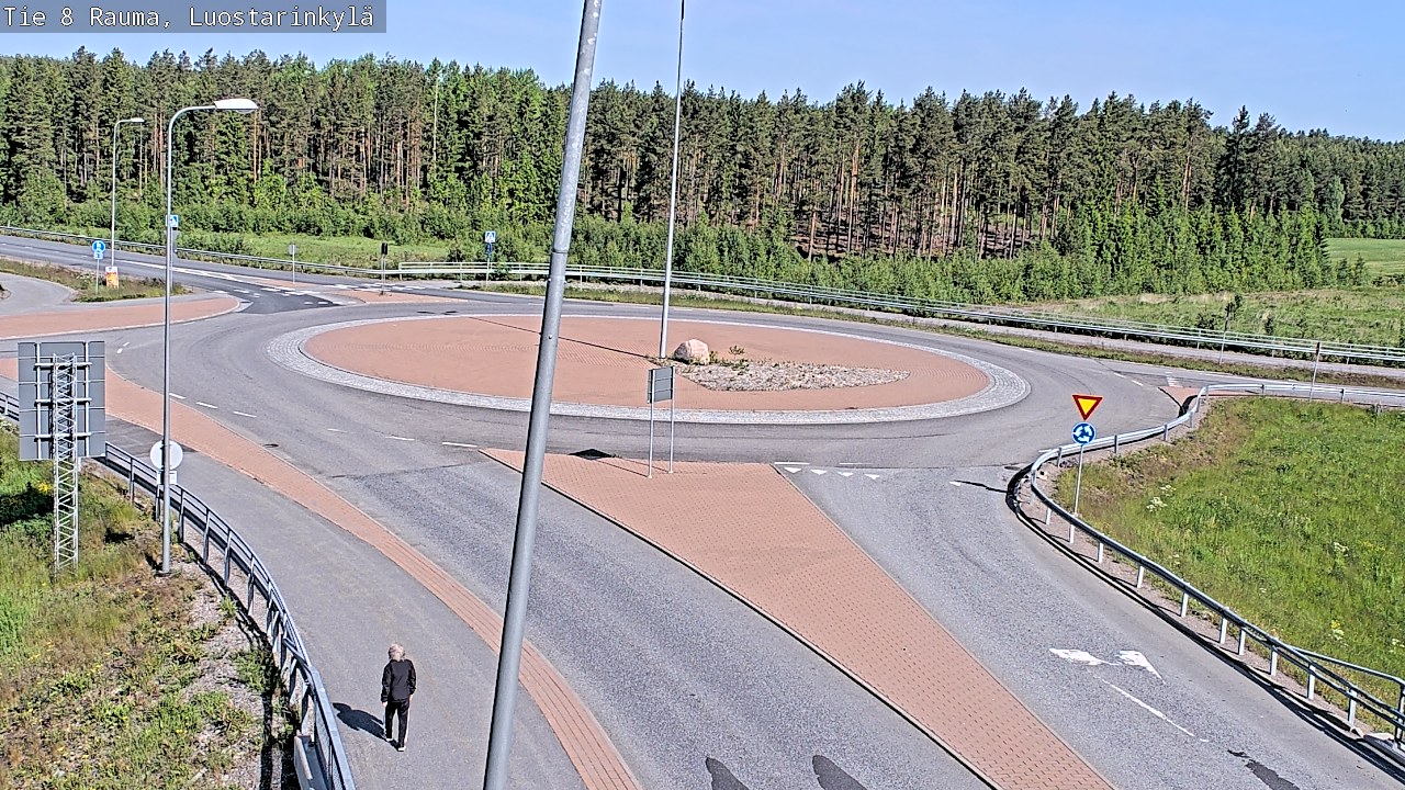 Weather Camera Image Road 8 Rauma, Luostarinkylä, Rauma, Satakunta