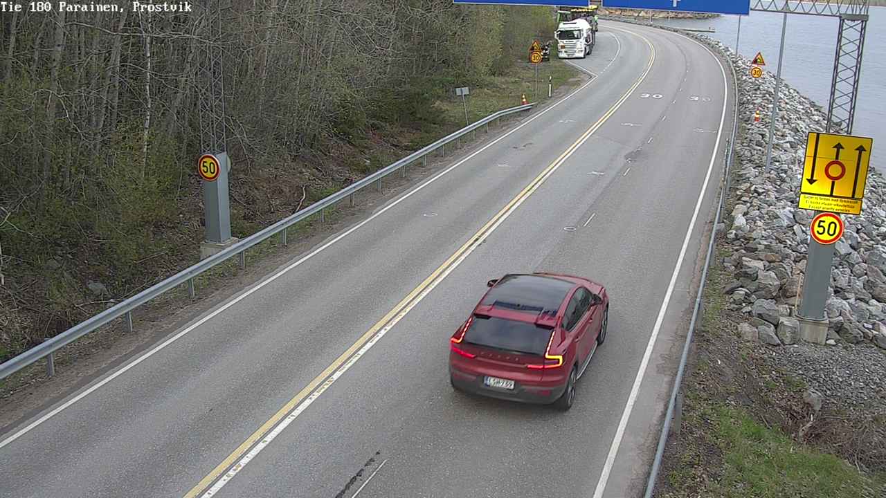Weather Camera Image Väg 180 Prostvik, Parainen, Varsinais-Suomi