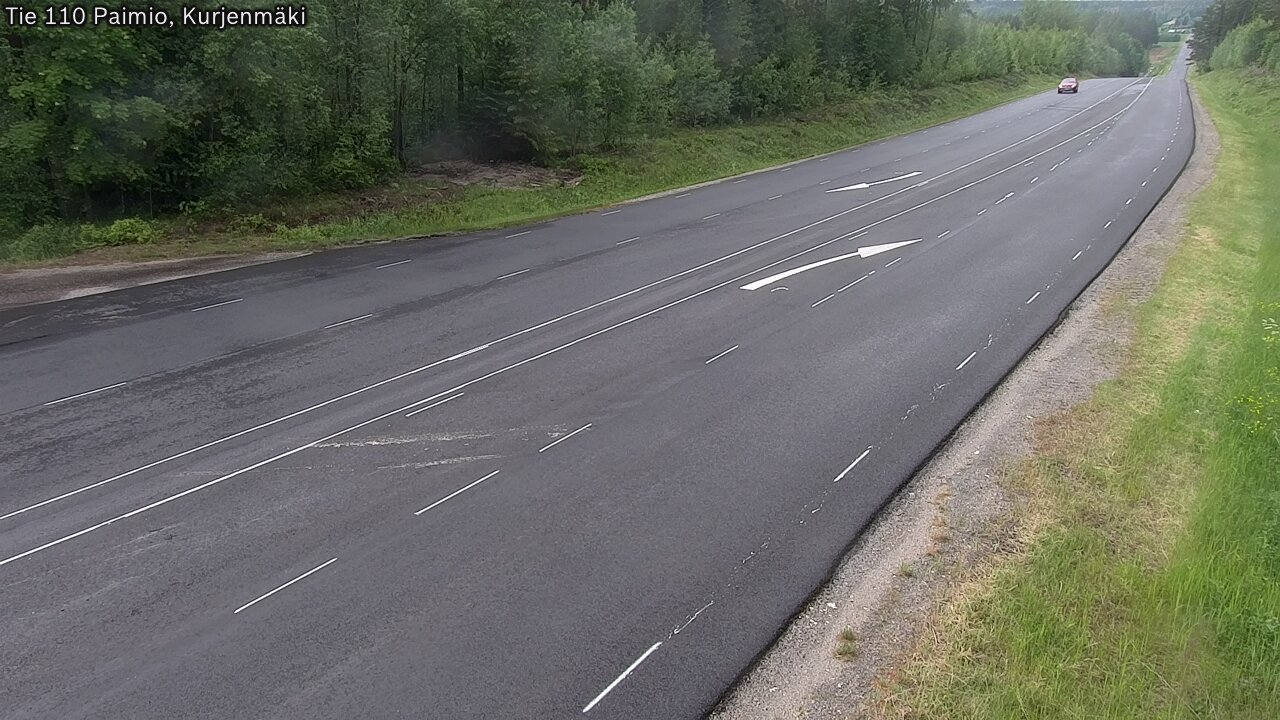 Weather Camera Image Väg 110 Paimio, Kurjenmäki, Paimio, Varsinais-Suomi