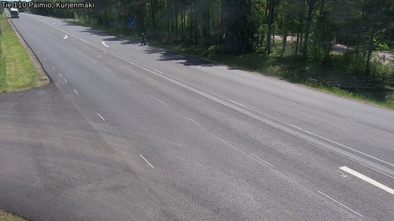 Weather Camera Image Väg 110 Paimio, Kurjenmäki, Paimio, Varsinais-Suomi