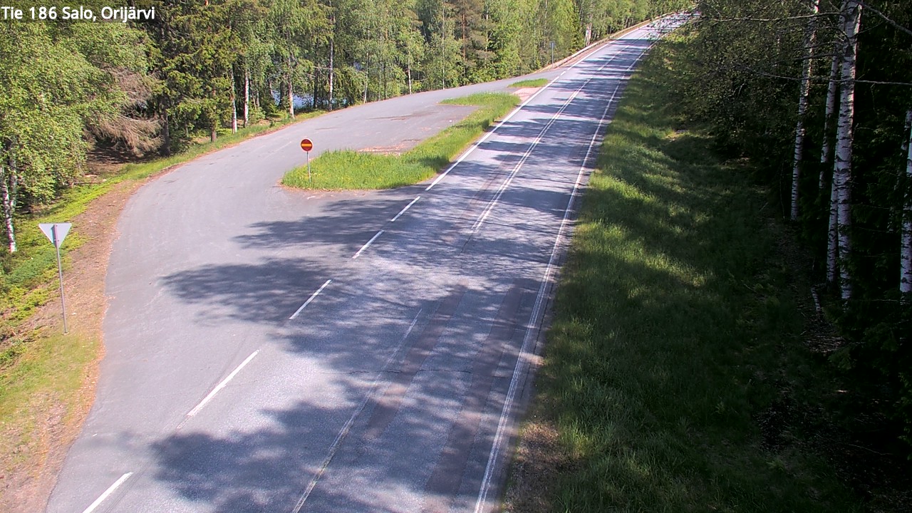 Weather Camera Image Road 186 Salo, Orijärvi, Salo, Varsinais-Suomi