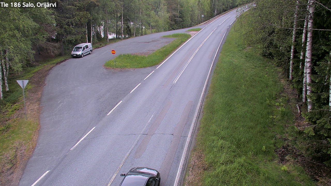 Weather Camera Image Road 186 Salo, Orijärvi, Salo, Varsinais-Suomi