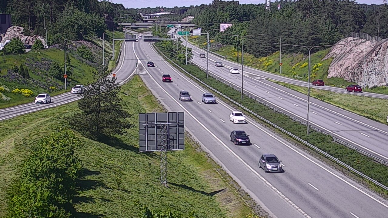 Weather Camera Image Väg 1 Åbo, Huhkola, Turku, Varsinais-Suomi
