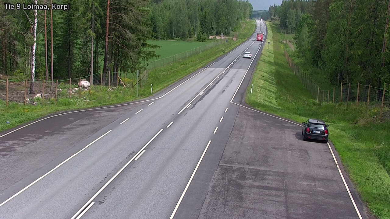 Weather Camera Image Väg 9 Loimaa,Korpi, Loimaa, Varsinais-Suomi