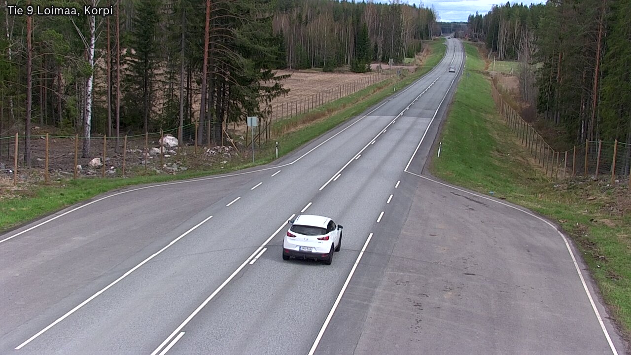 Weather Camera Image Road 9 Loimaa, Korpi, Loimaa, Varsinais-Suomi