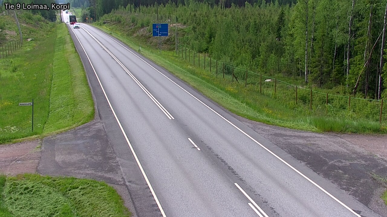 Weather Camera Image Väg 9 Loimaa,Korpi, Loimaa, Varsinais-Suomi