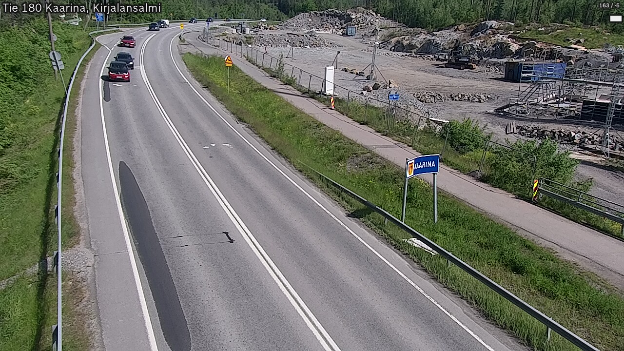Weather Camera Image Väg 180 St:karins, Rävensundet, Kaarina, Varsinais-Suomi