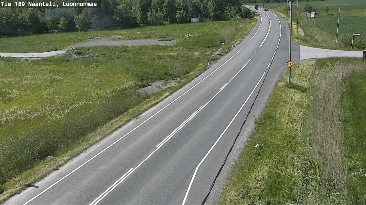 Weather Camera Image Väg 189 Nådendal, Luonnonmaa, Naantali, Varsinais-Suomi