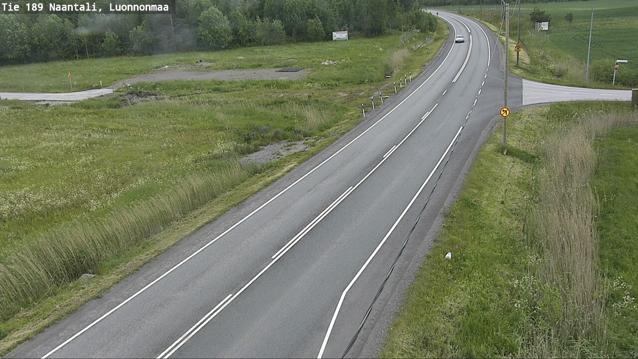 Weather Camera Image Väg 189 Nådendal, Luonnonmaa, Naantali, Varsinais-Suomi