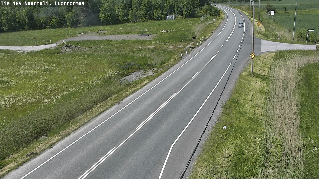Weather Camera Image Road 189 Naantali, Luonnonmaa, Naantali, Varsinais-Suomi