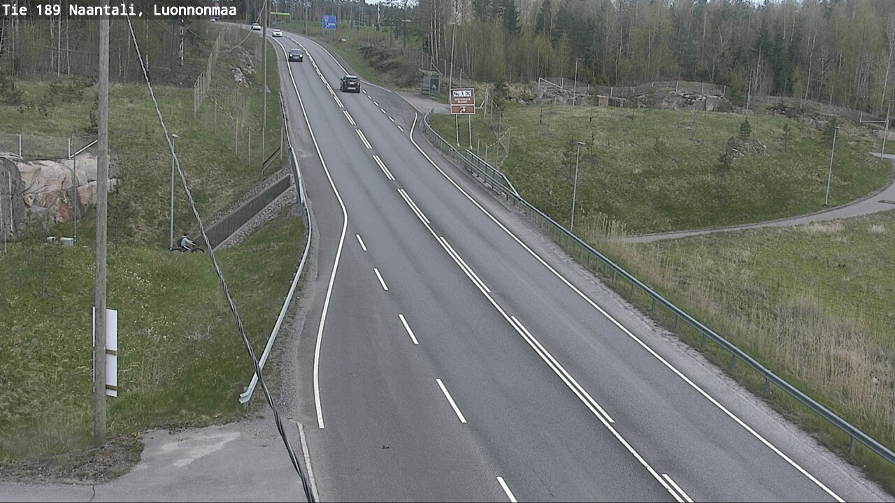 Weather Camera Image Väg 189 Nådendal, Luonnonmaa, Naantali, Varsinais-Suomi