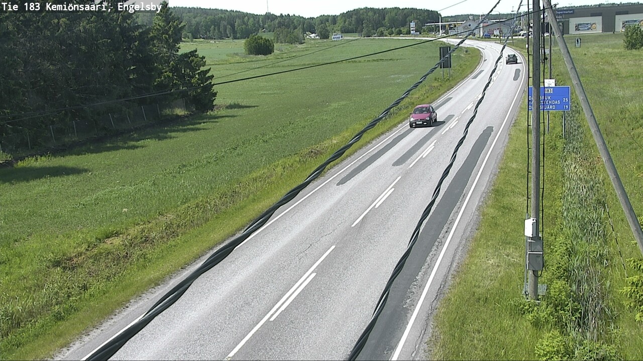 Weather Camera Image Road 183 Kemiönsaari, Engelsby, Kemiönsaari, Varsinais-Suomi