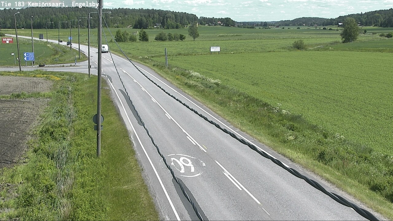 Weather Camera Image Road 183 Kemiönsaari, Engelsby, Kemiönsaari, Varsinais-Suomi