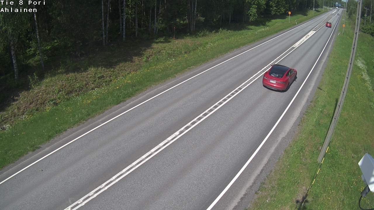 Weather Camera Image Road 8 Pori, Ahlainen, Pori, Satakunta