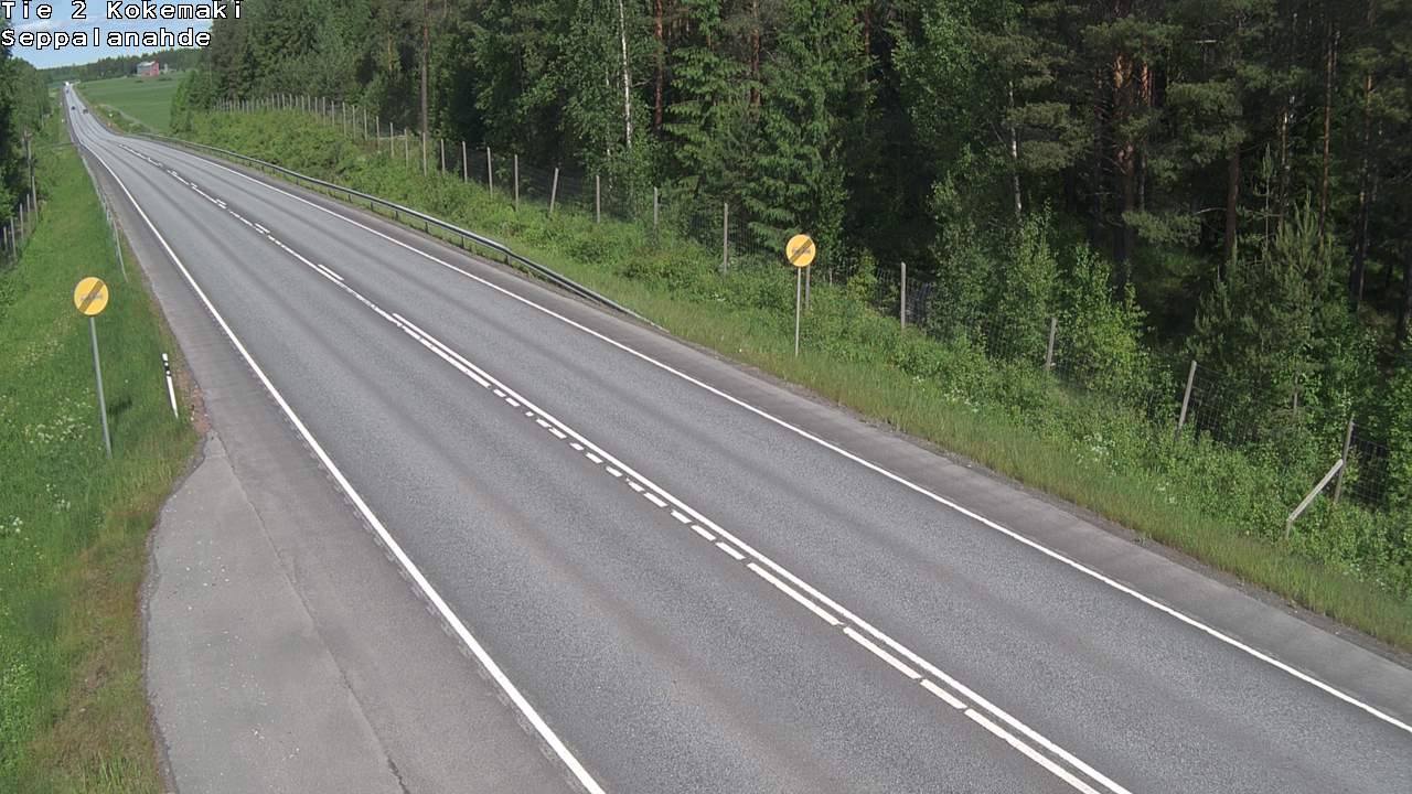 Weather Camera Image Road 2 Kokemäki, Seppälänahde, Kokemäki, Satakunta