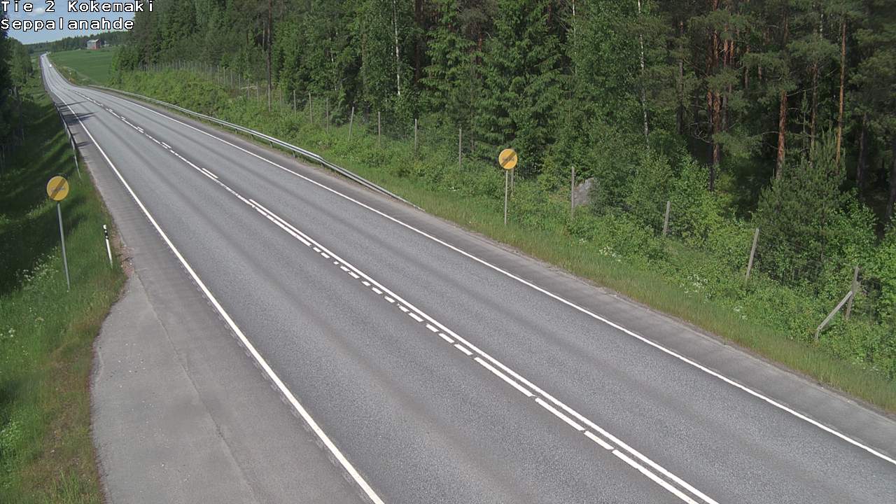 Weather Camera Image Väg 2 Kokemäki, Seppälänahde, Kokemäki, Satakunta