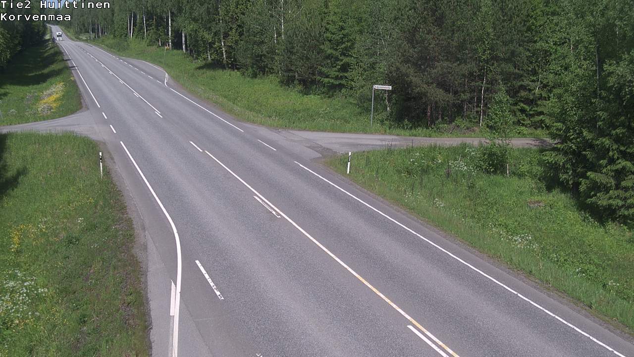 Weather Camera Image Väg 2 Huittinen, Korvenmaa, Huittinen, Satakunta