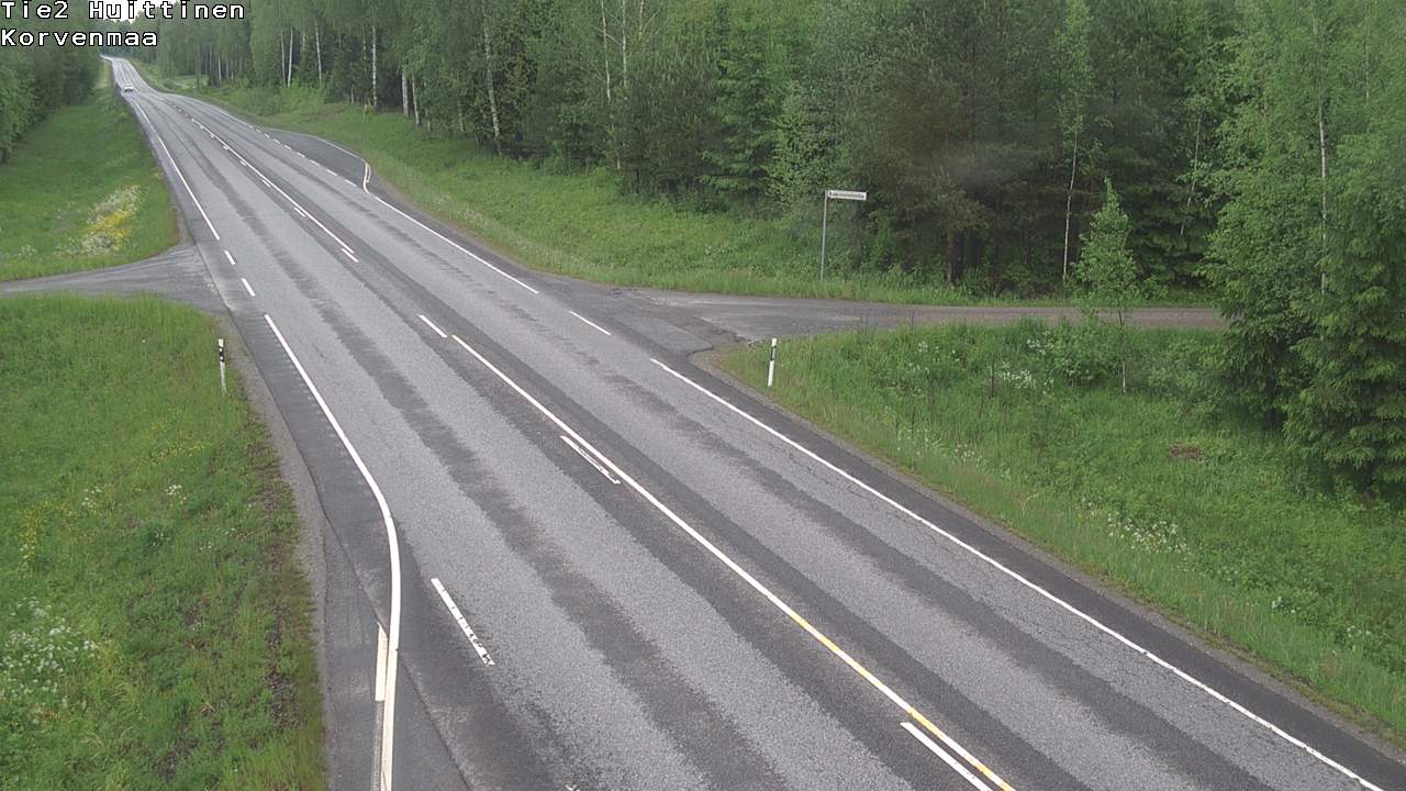 Weather Camera Image Road 2 Huittinen, Korvenmaa, Huittinen, Satakunta