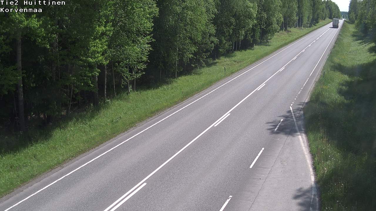 Weather Camera Image Väg 2 Huittinen, Korvenmaa, Huittinen, Satakunta