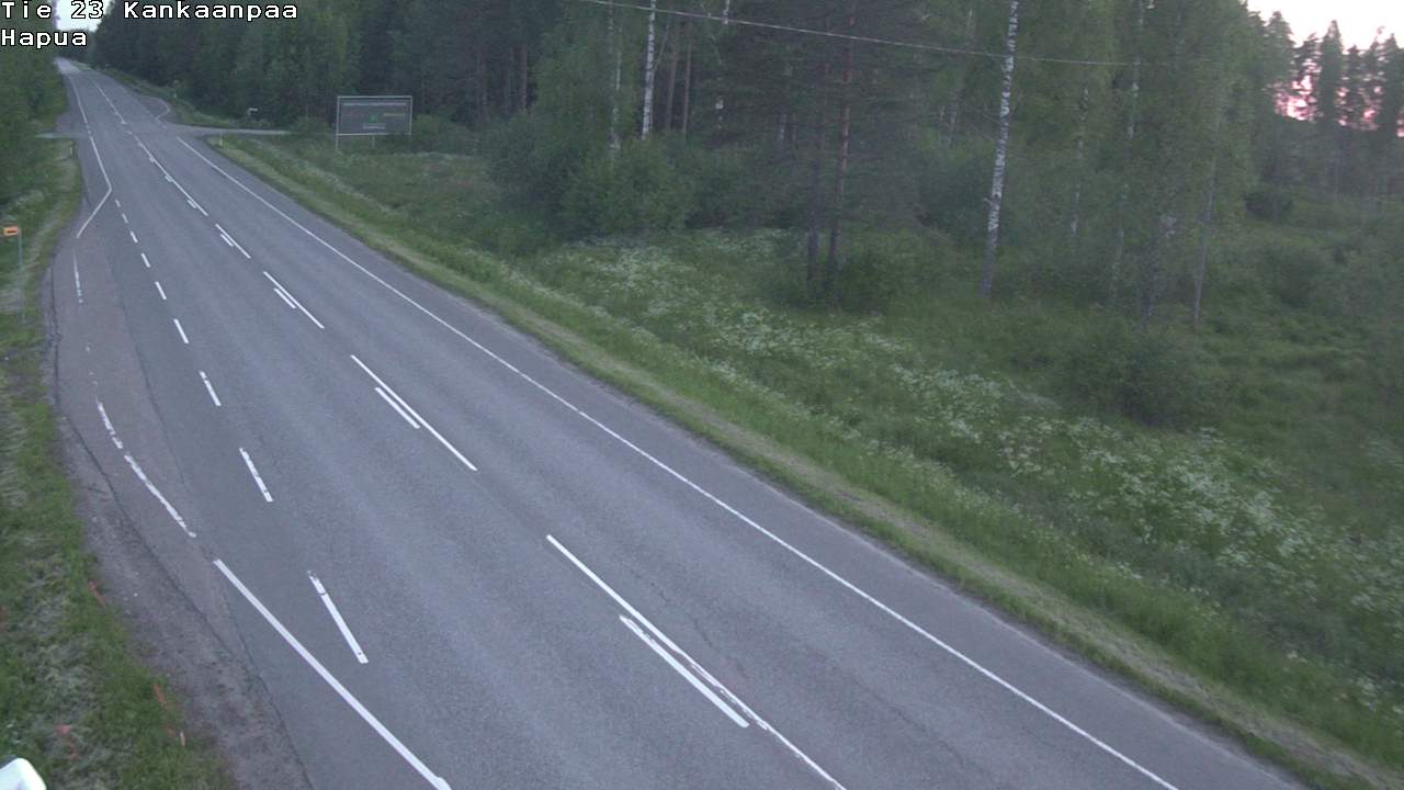 Weather Camera Image Road 23 Kankaanpää, Hapua, Kankaanpää, Satakunta