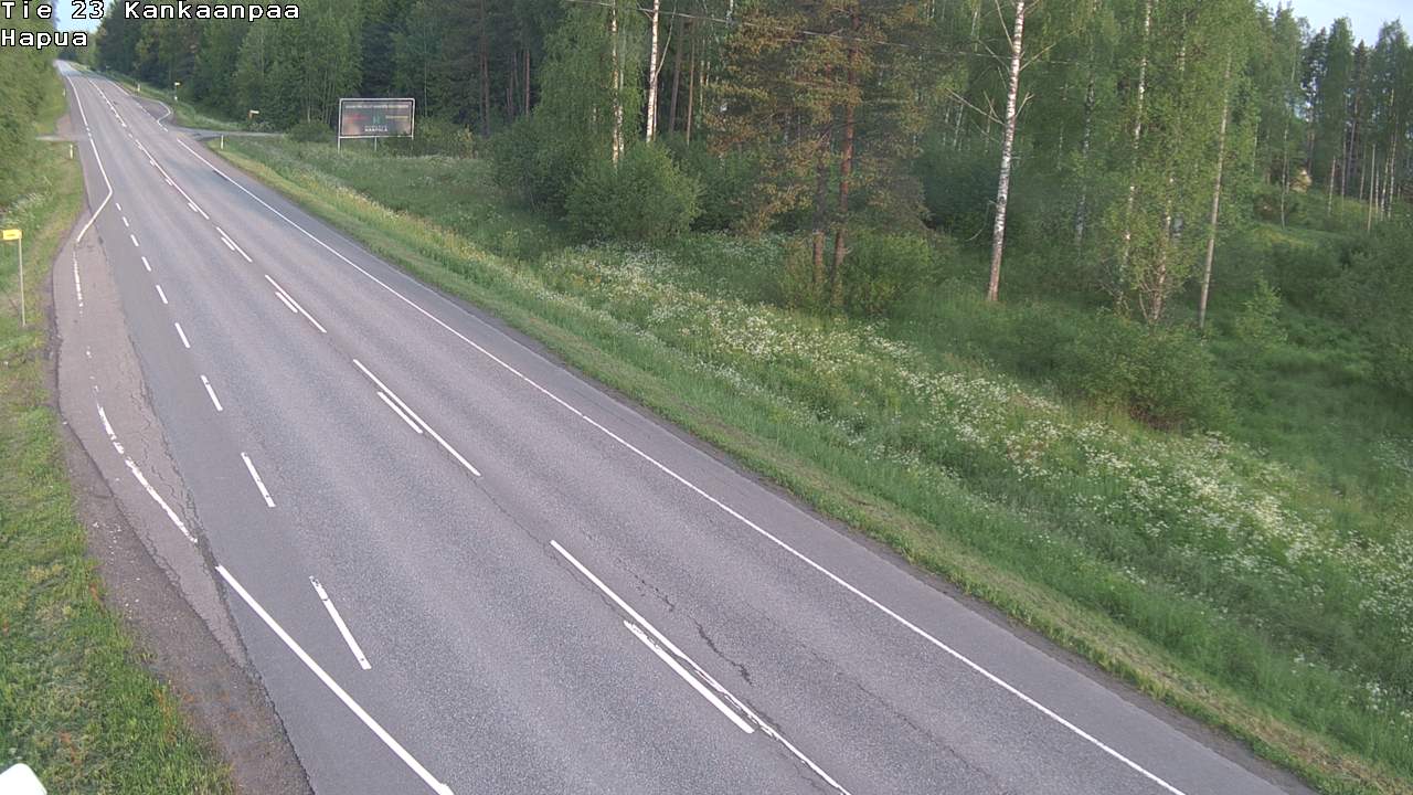 Weather Camera Image Väg 23 Kankaanpää, Hapua, Kankaanpää, Satakunta