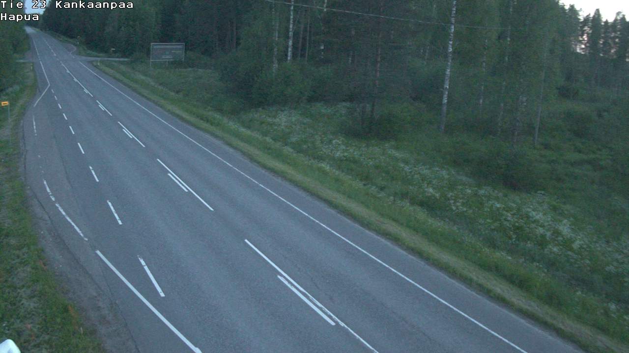 Weather Camera Image Väg 23 Kankaanpää, Hapua, Kankaanpää, Satakunta