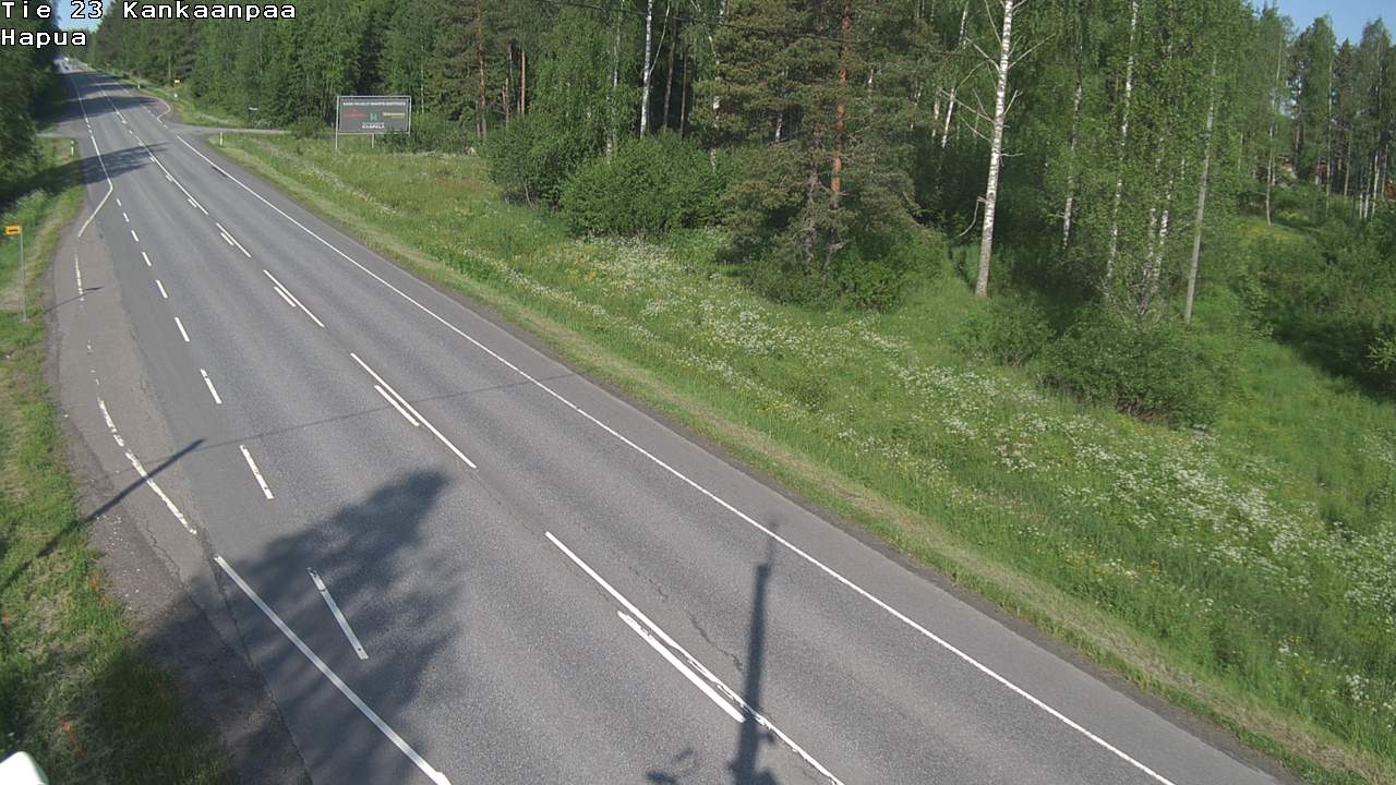 Weather Camera Image Road 23 Kankaanpää, Hapua, Kankaanpää, Satakunta