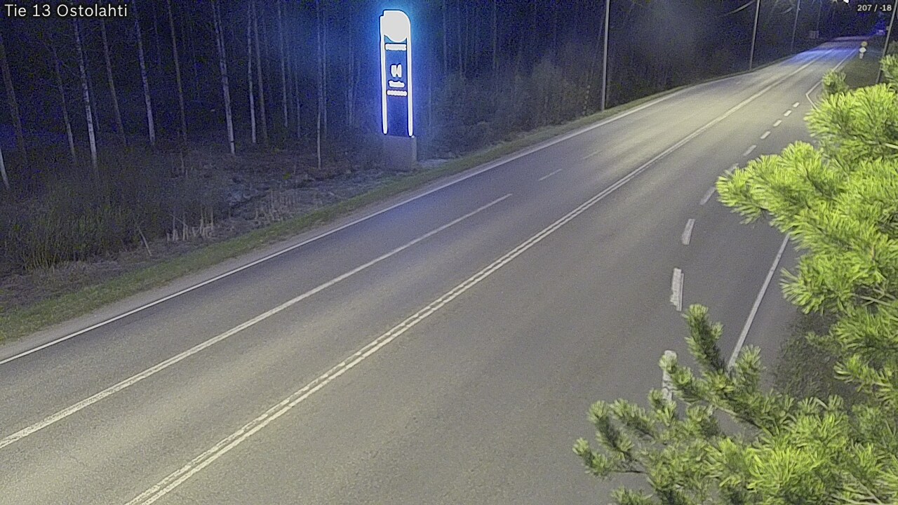 Weather Camera Image Väg 14 Ostolahti, Mikkeli, Etelä-Savo