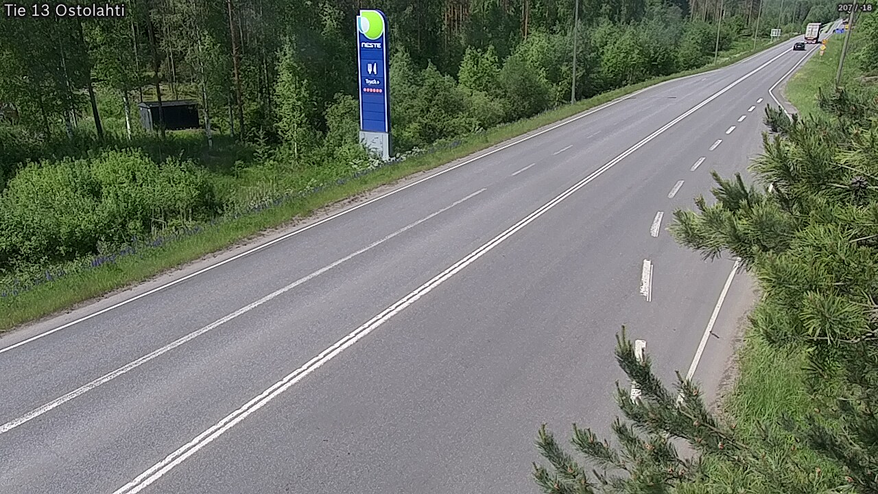 Weather Camera Image Road 13 Ostolahti, Mikkeli, Etelä-Savo