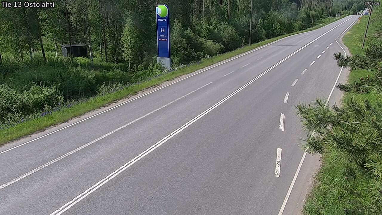 Weather Camera Image Väg 14 Ostolahti, Mikkeli, Etelä-Savo
