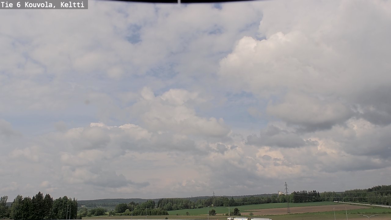 Weather Camera Image Väg 6 Kouvola, Keltti, Kouvola, Kymenlaakso