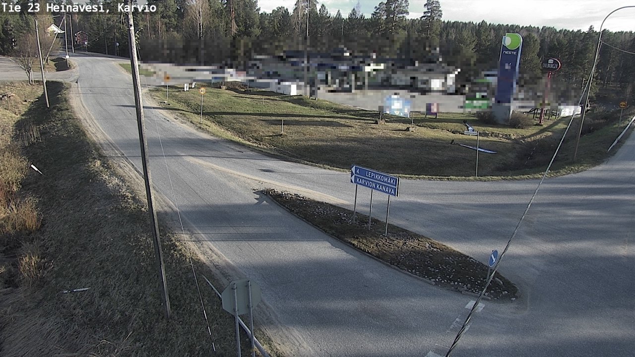 Weather Camera Image Road 23 Heinävesi, Karvio, Heinävesi, Pohjois-Karjala