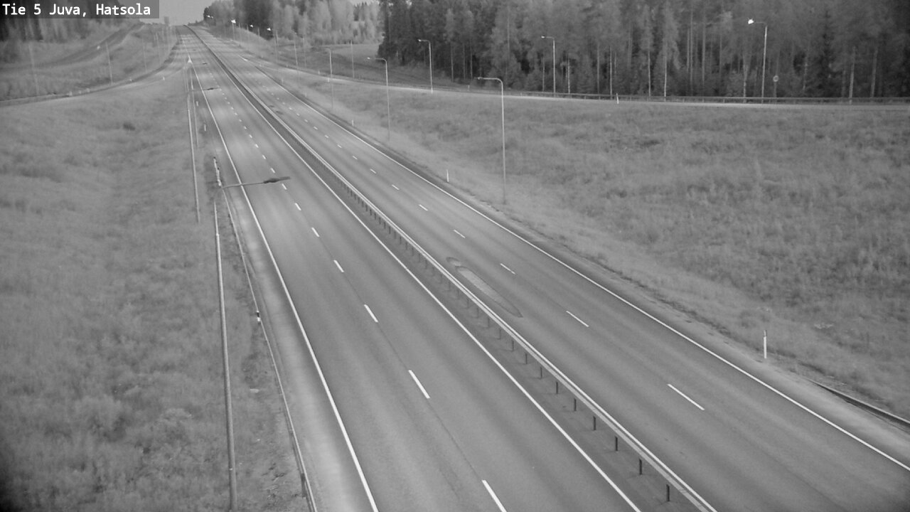 Weather Camera Image Väg 5 Juva, Hatsola, Juva, Etelä-Savo
