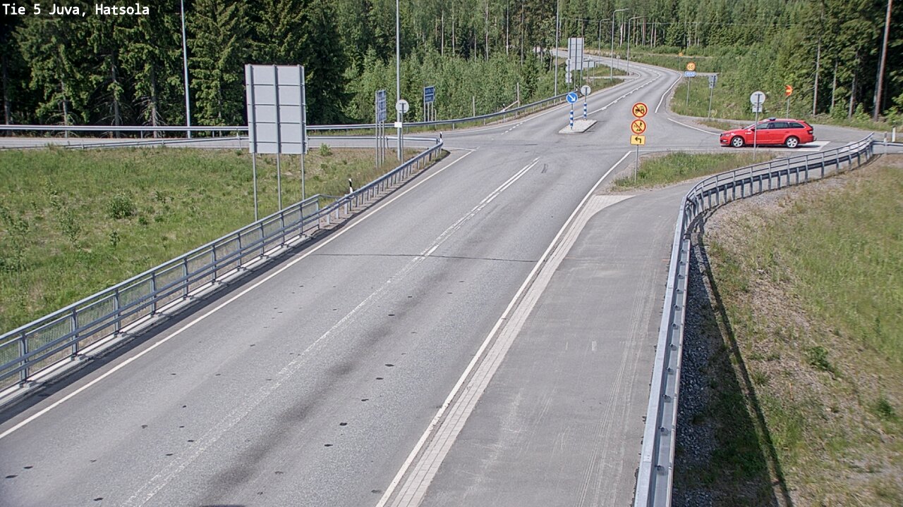 Weather Camera Image Road 5 Juva, Hatsola, Juva, Etelä-Savo