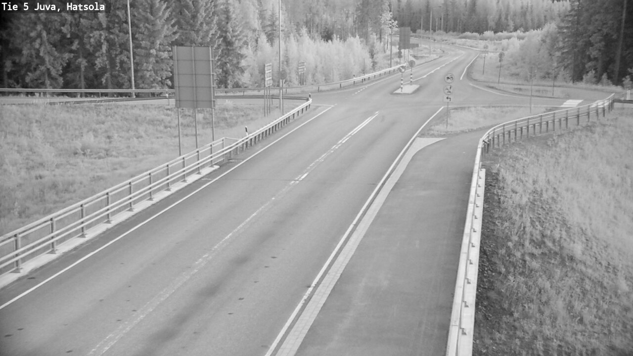Weather Camera Image Väg 5 Juva, Hatsola, Juva, Etelä-Savo
