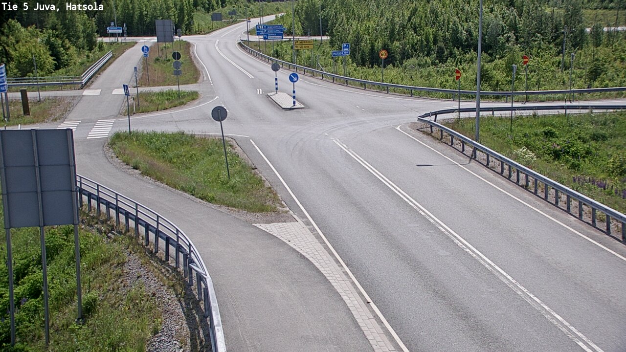 Weather Camera Image Road 5 Juva, Hatsola, Juva, Etelä-Savo