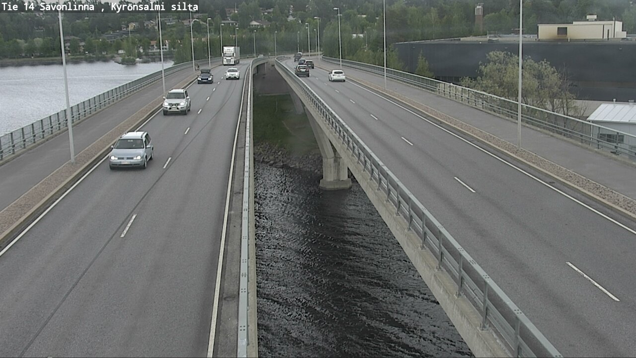 Weather Camera Image Road 14 Savonlinna, Kyrönsalmi, Savonlinna, Etelä-Savo