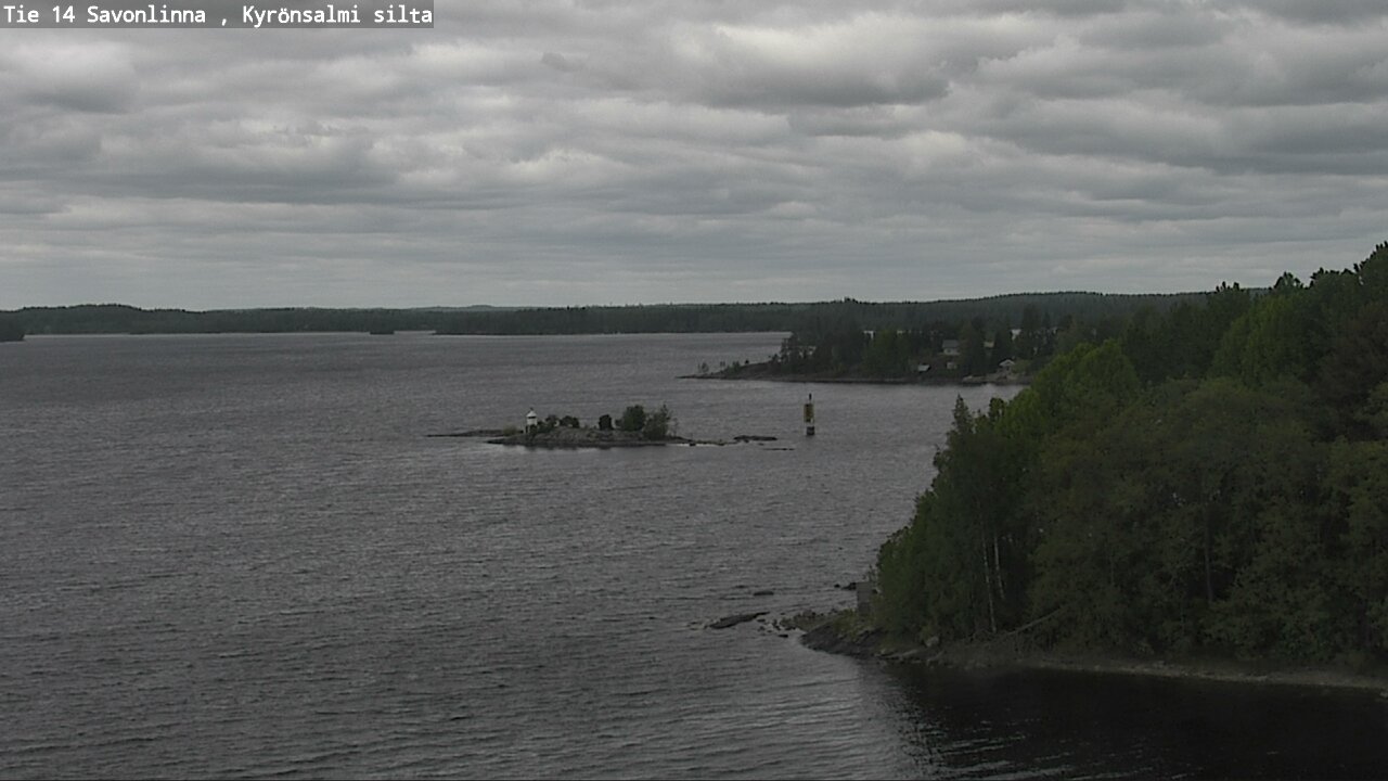 Weather Camera Image Road 14 Savonlinna, Kyrönsalmi, Savonlinna, Etelä-Savo
