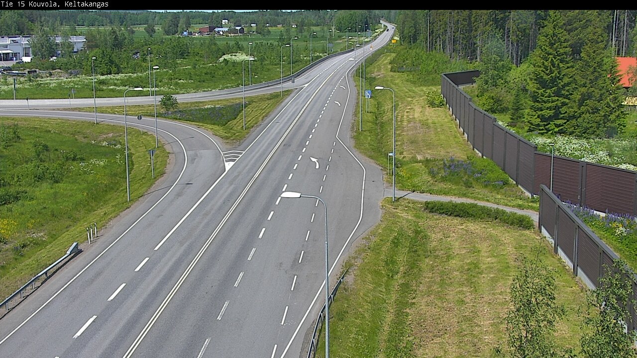 Weather Camera Image Väg 15 Kouvola, Keltakangas, Kouvola, Kymenlaakso