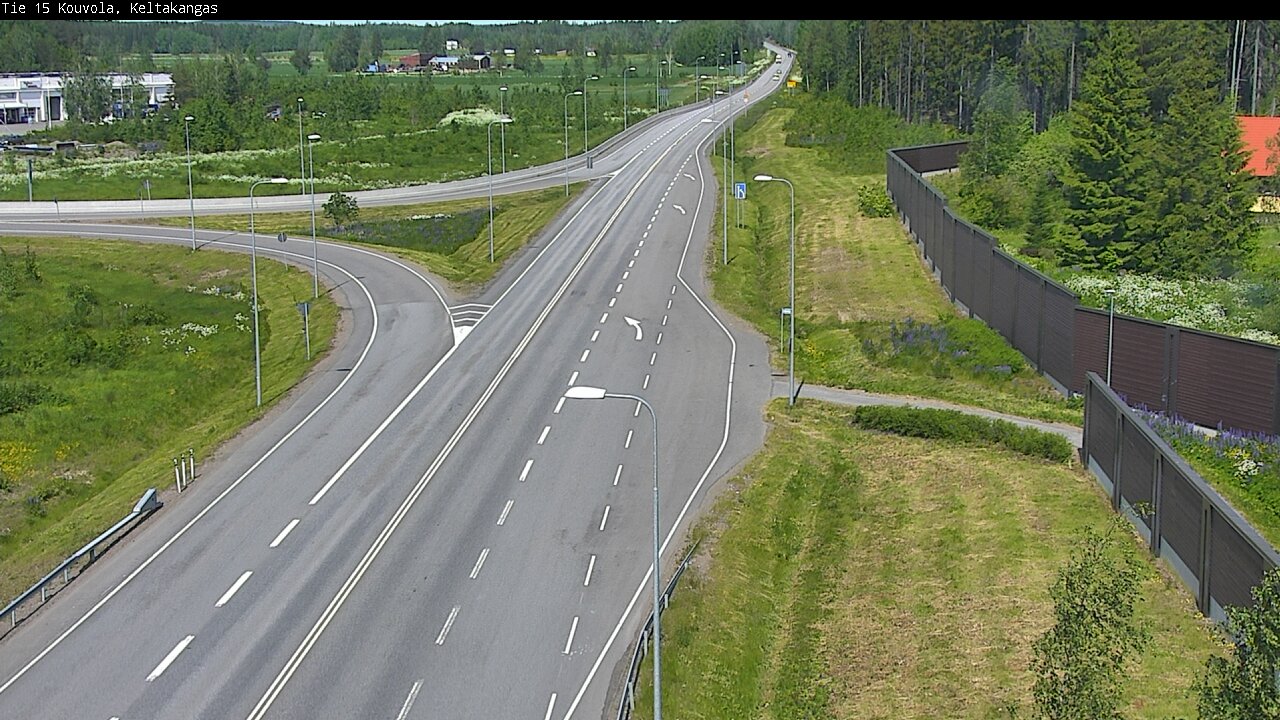 Weather Camera Image Road 15 Kouvola, Keltakangas, Kouvola, Kymenlaakso