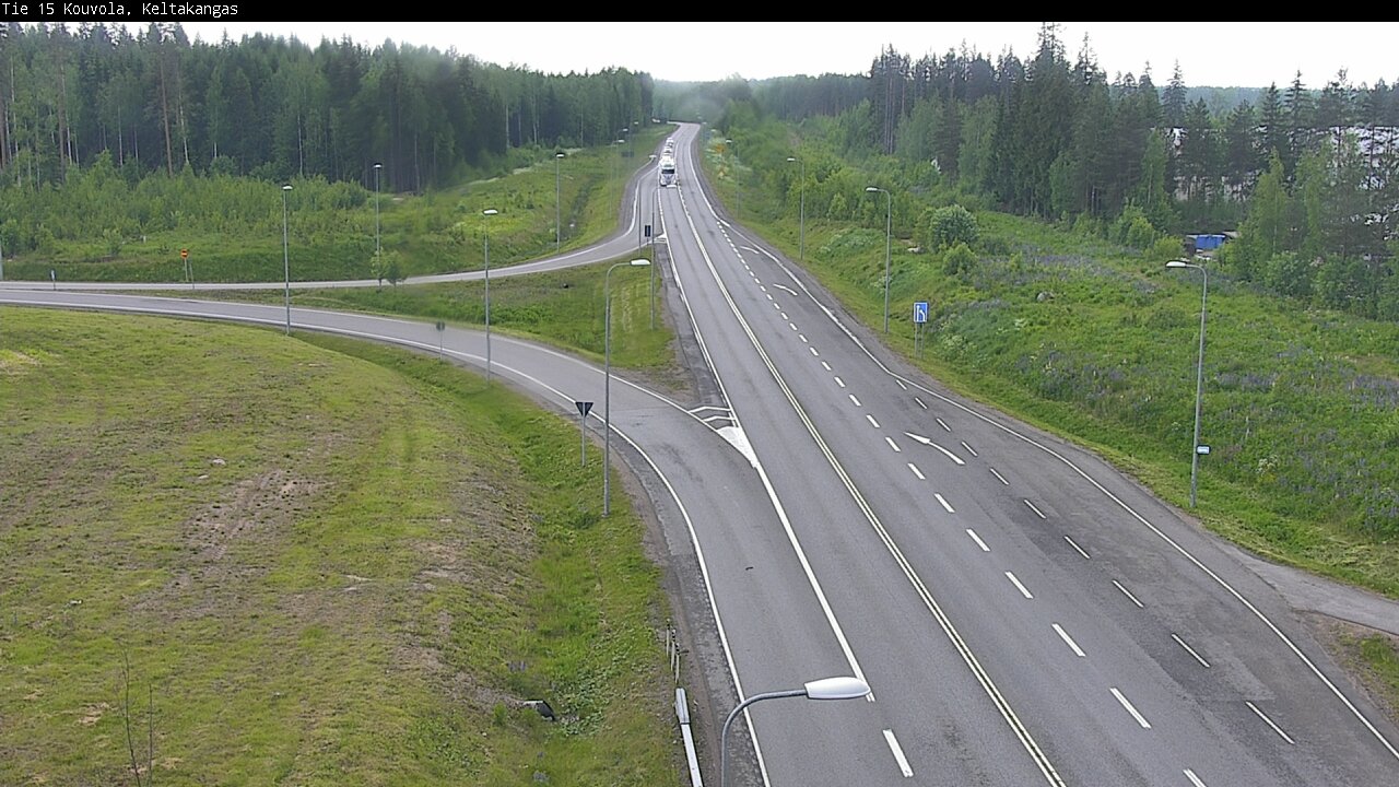 Weather Camera Image Väg 15 Kouvola, Keltakangas, Kouvola, Kymenlaakso
