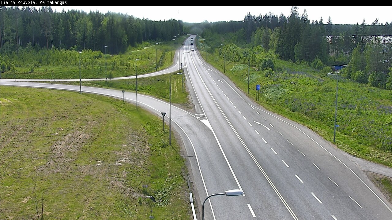 Weather Camera Image Road 15 Kouvola, Keltakangas, Kouvola, Kymenlaakso