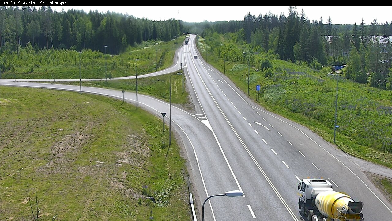 Weather Camera Image Väg 15 Kouvola, Keltakangas, Kouvola, Kymenlaakso