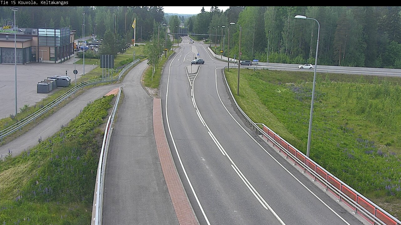 Weather Camera Image Väg 15 Kouvola, Keltakangas, Kouvola, Kymenlaakso