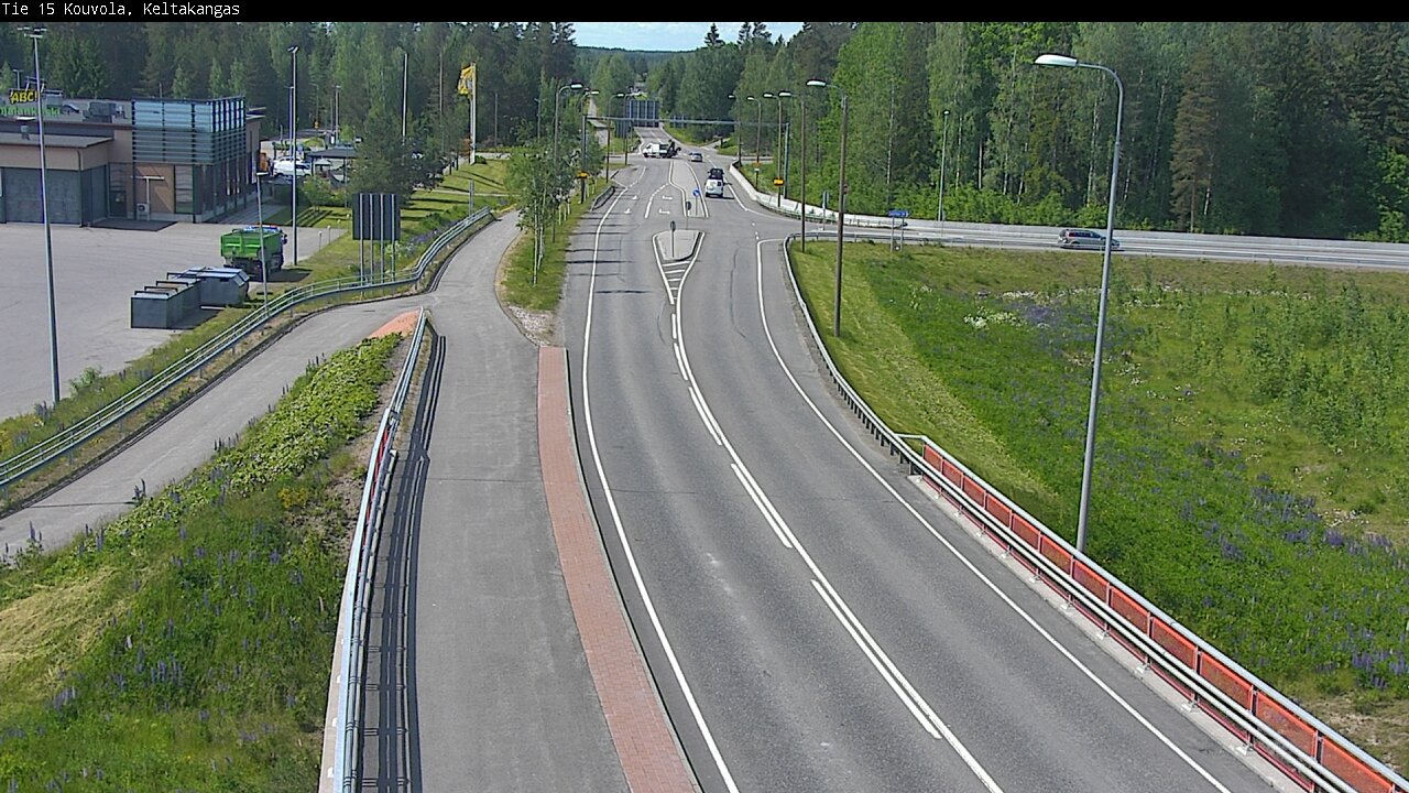 Weather Camera Image Road 15 Kouvola, Keltakangas, Kouvola, Kymenlaakso