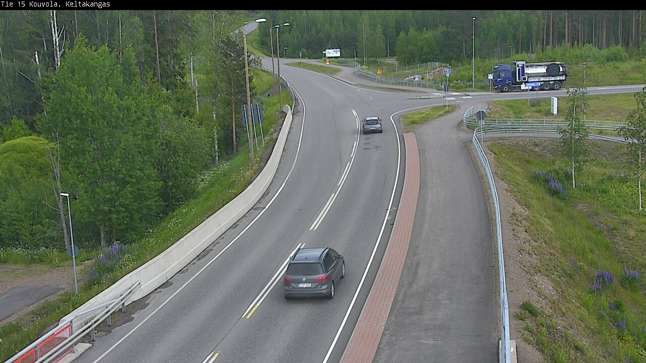 Weather Camera Image Väg 15 Kouvola, Keltakangas, Kouvola, Kymenlaakso